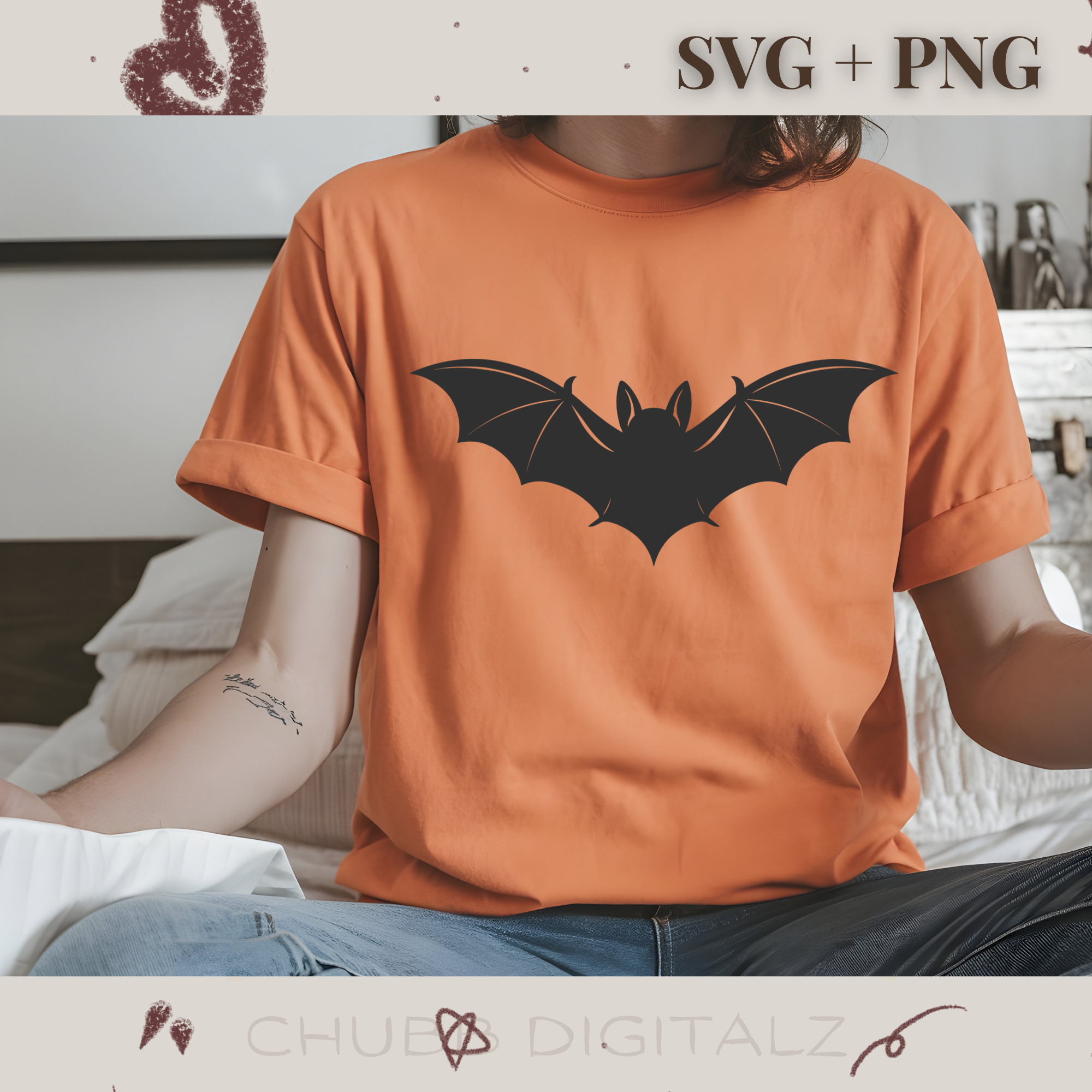 A Black Bat SVG PNG | Halloween | Bat | Digital Download | Instant File