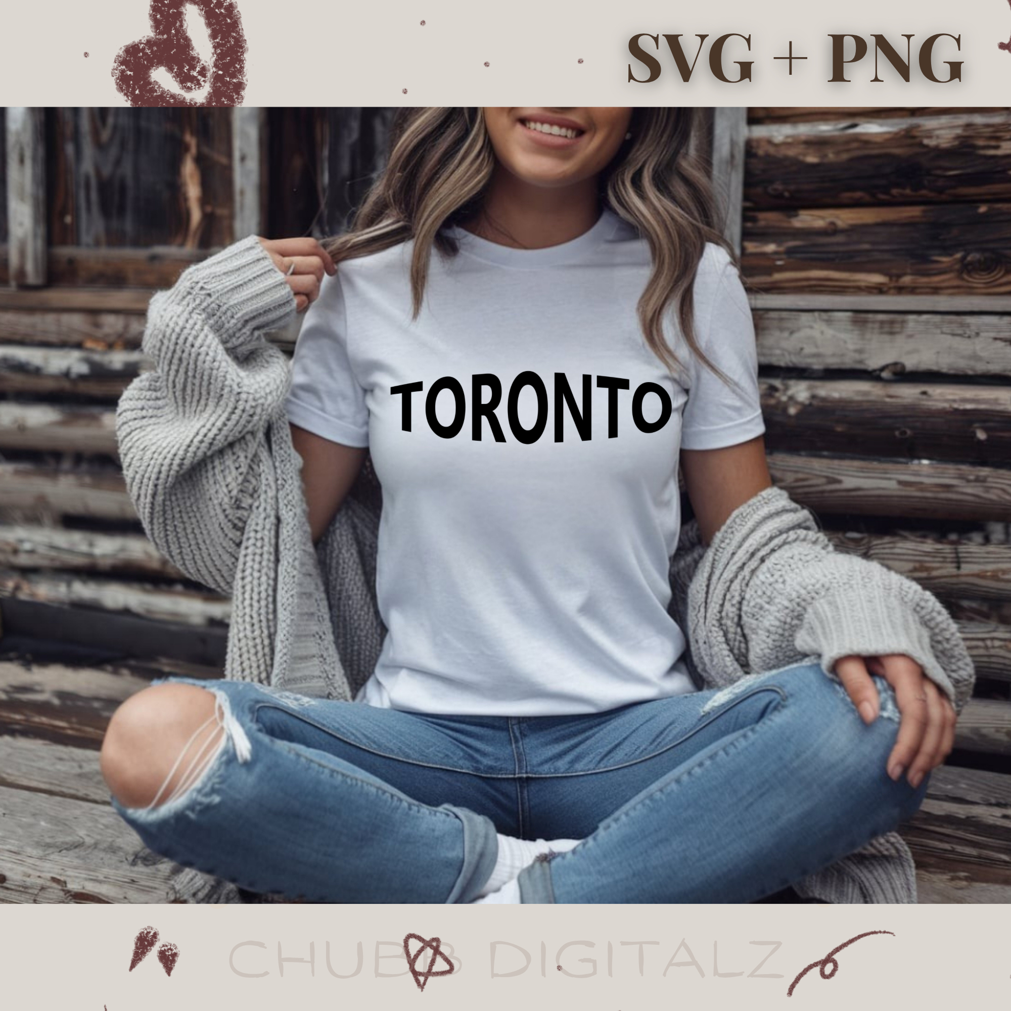 Toronto SVG PNG | Toronto | Canada | Canadian Flag | Digital Download | Instant File