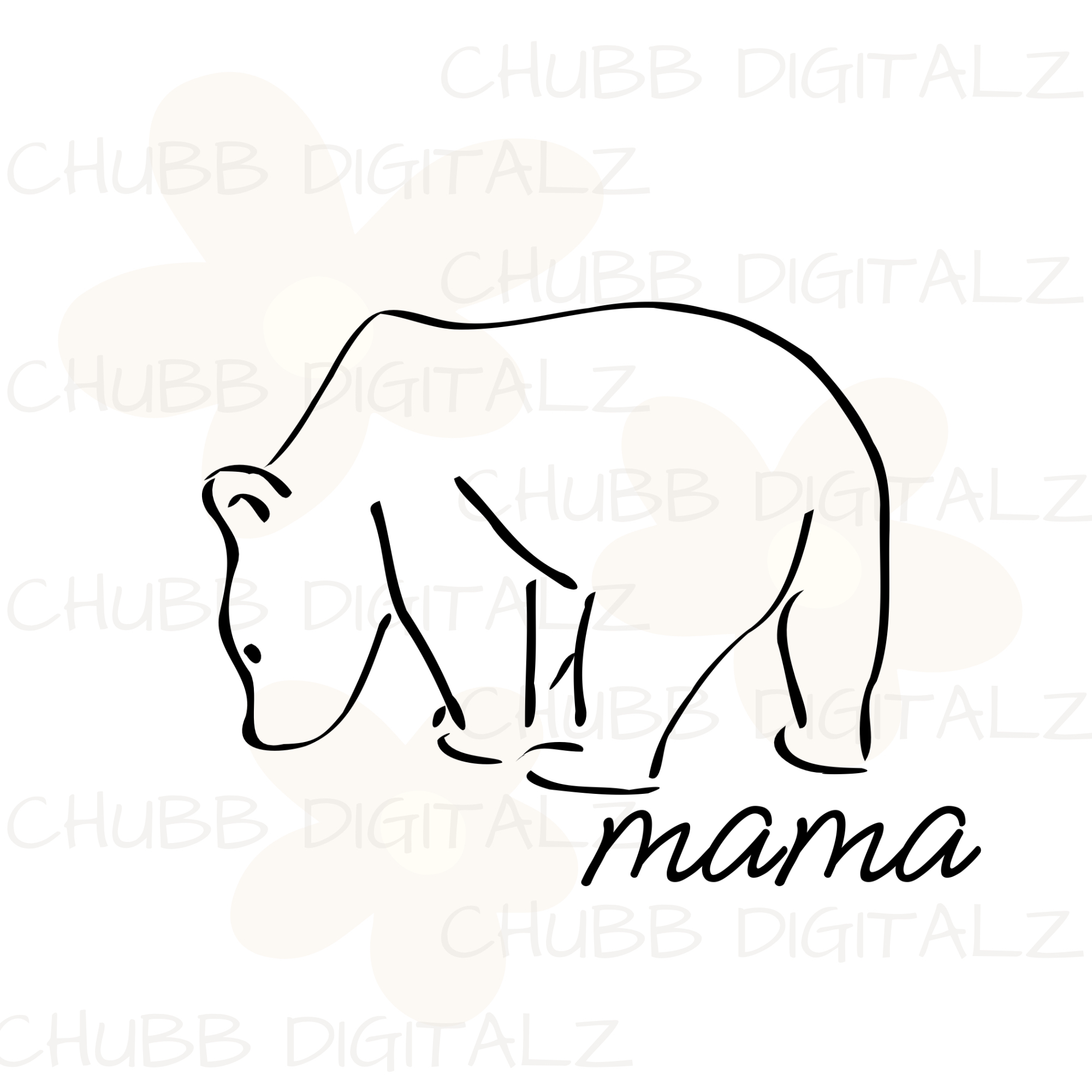 Mama Bear SVG PNG | Mom | Mothers Day Gift | Digital Download | Instant File