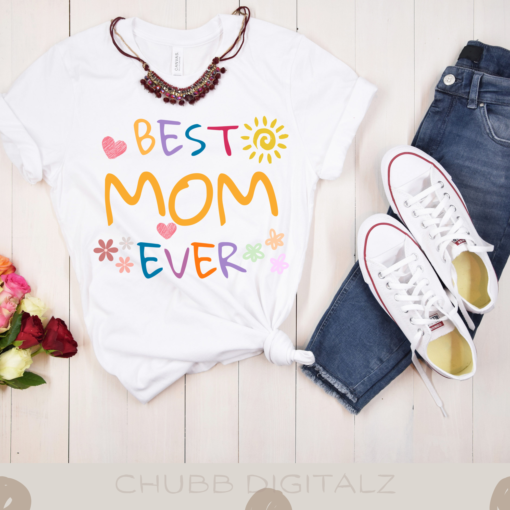 Best Mom Ever SVG PNG | Mom | Mothers Day Gift | Digital Download | Instant File