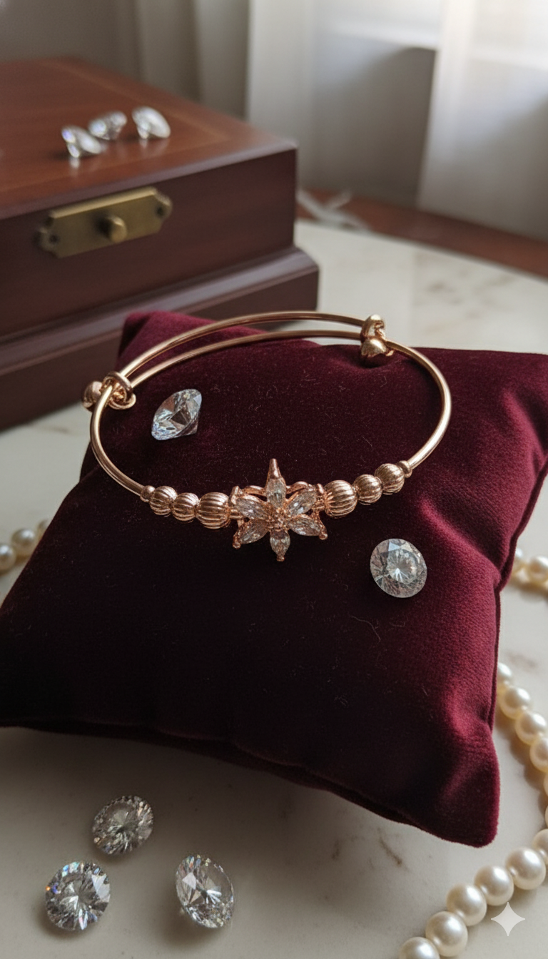 Gold Star Charm Bracelet