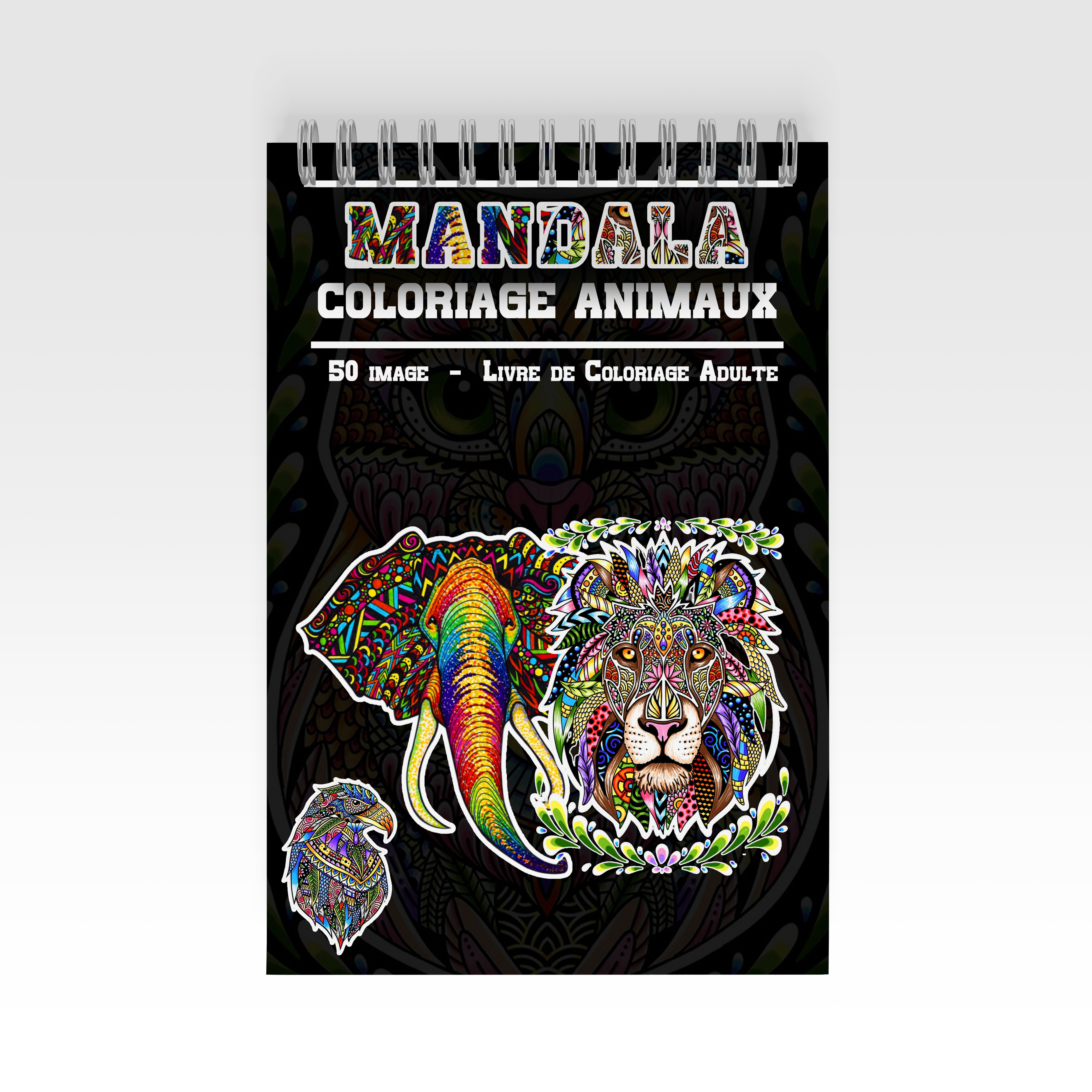 livre coloriage mandala animaux