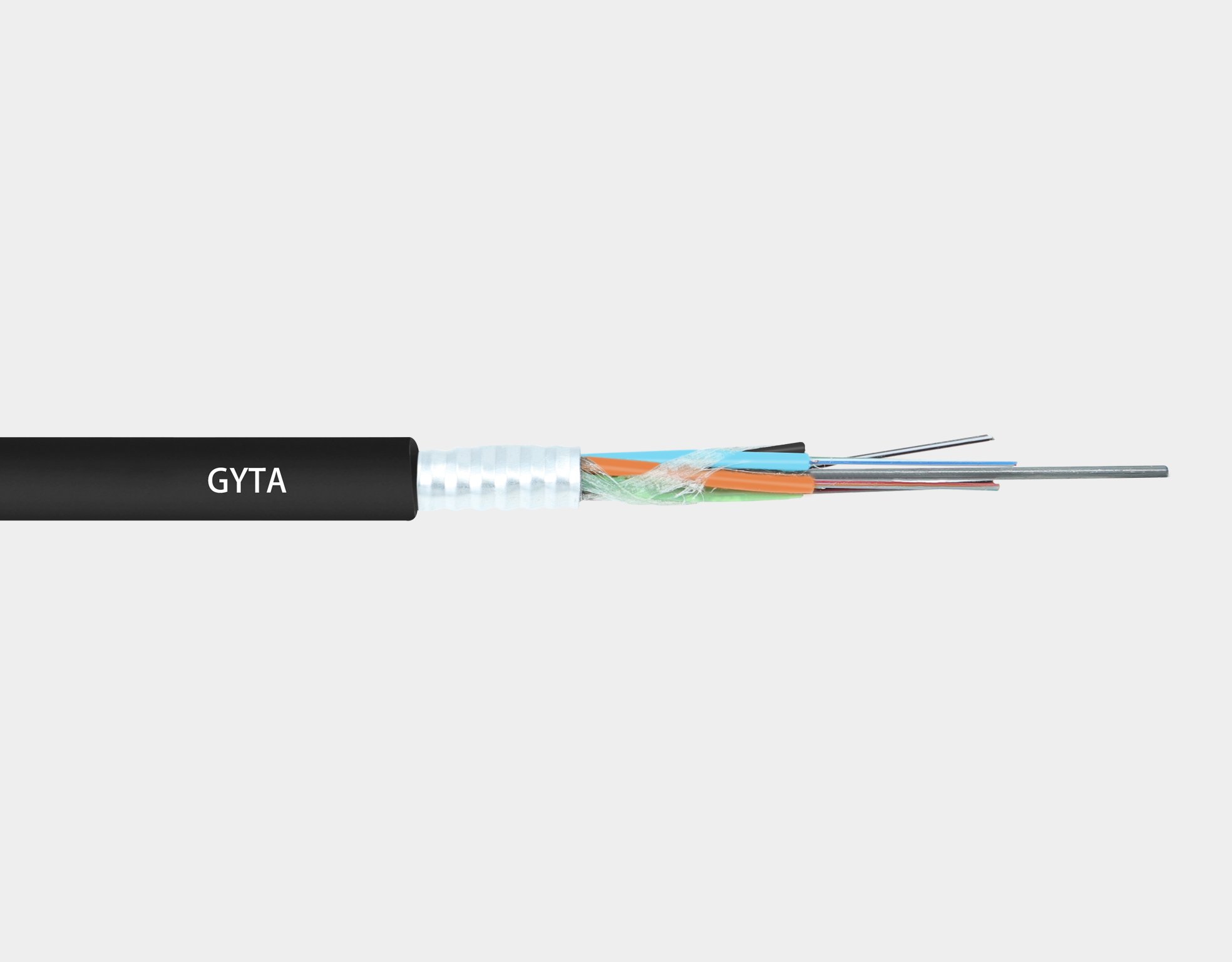 GYTA Fiber Cable (12 24 48 72 144 Cores Outdoor GYTA)