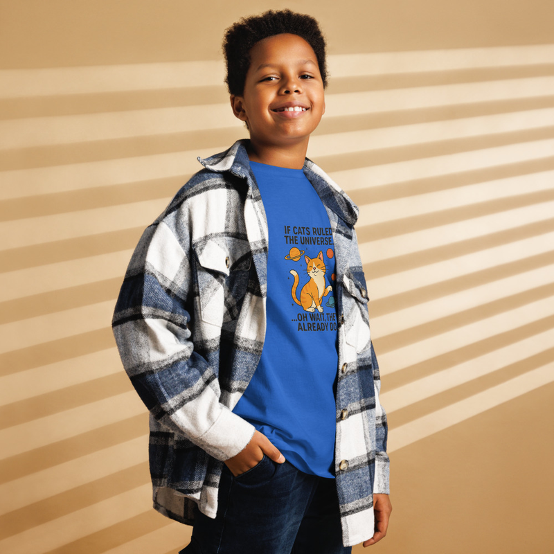 Youth classic fan cat tee