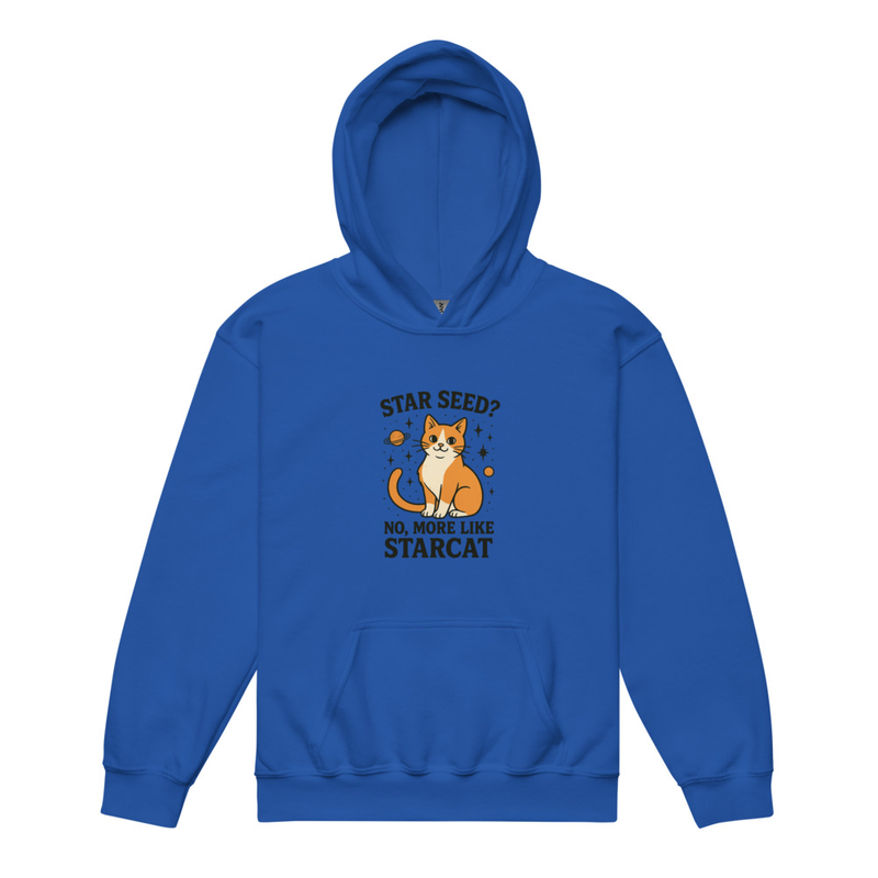 Youth heavy blend cat hoodie