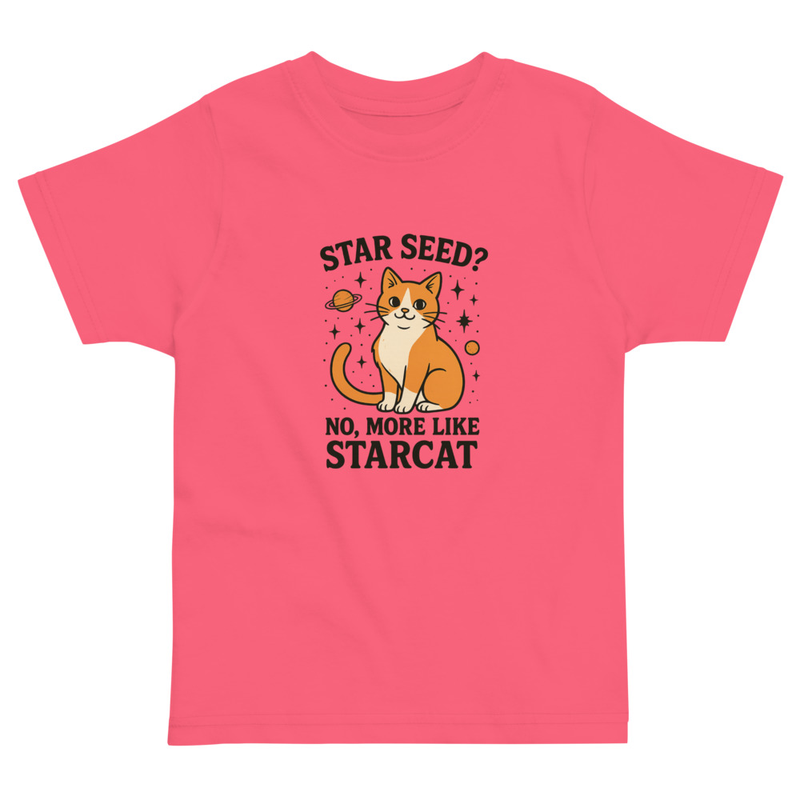 Toddler jersey fan cat t-shirt