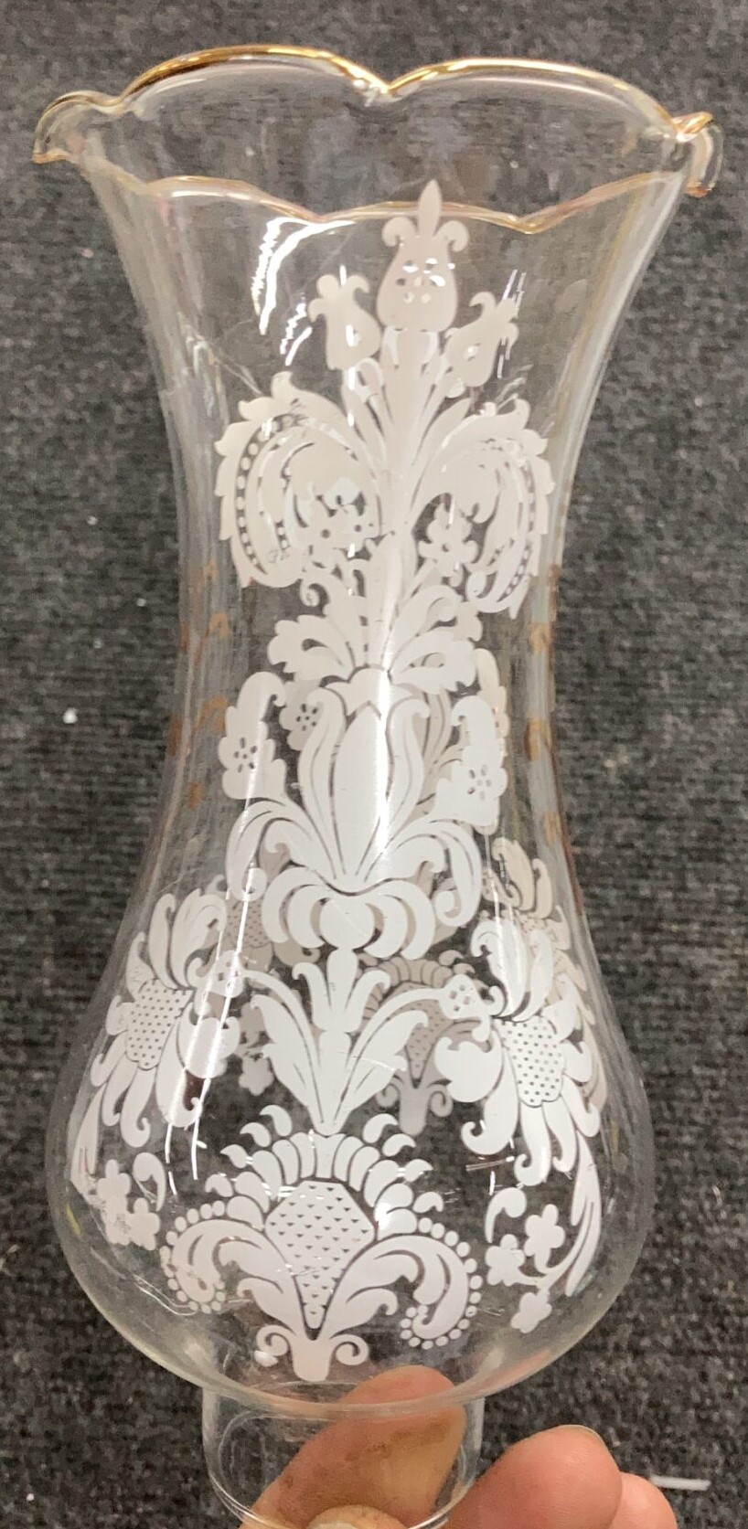 Uzun Fanus Avize Camı ( Şeffaf )