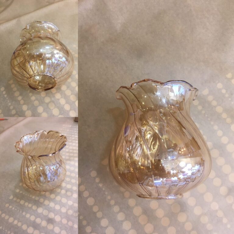 Fanus Avize Camı ( Bal - Dalgalı )