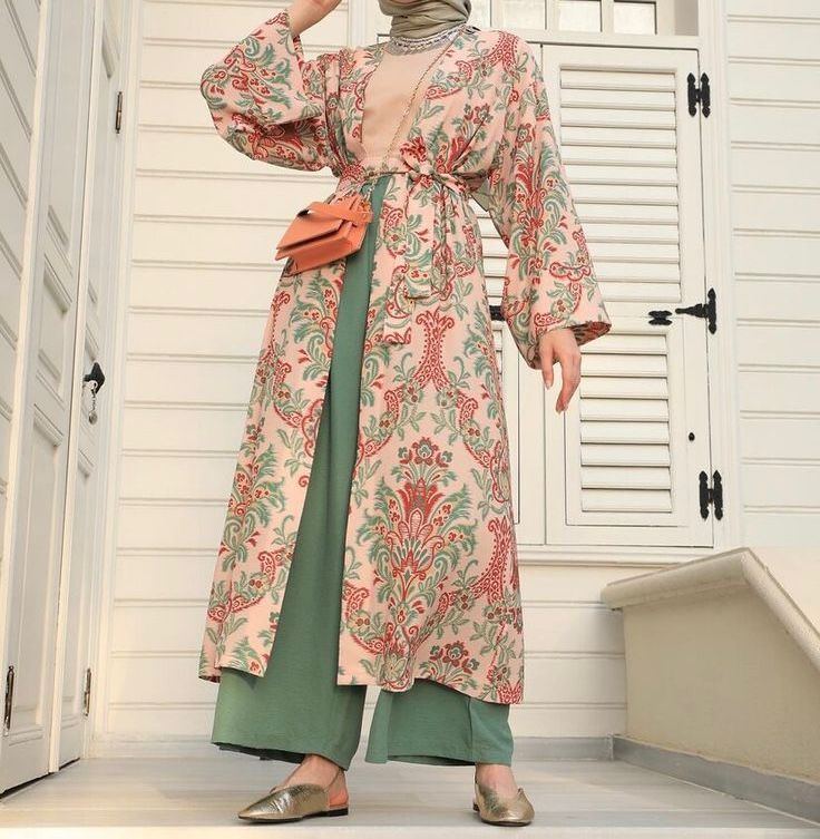 Desenli Kimono