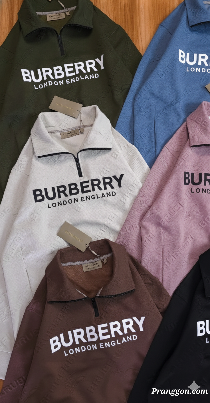 Burberry Quarter-Zip Sweatshirt 
