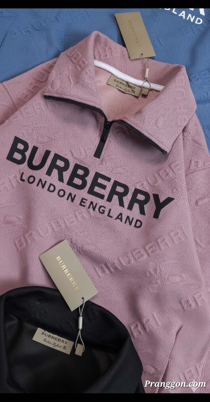 Burberry Quarter-Zip Sweatshirt 