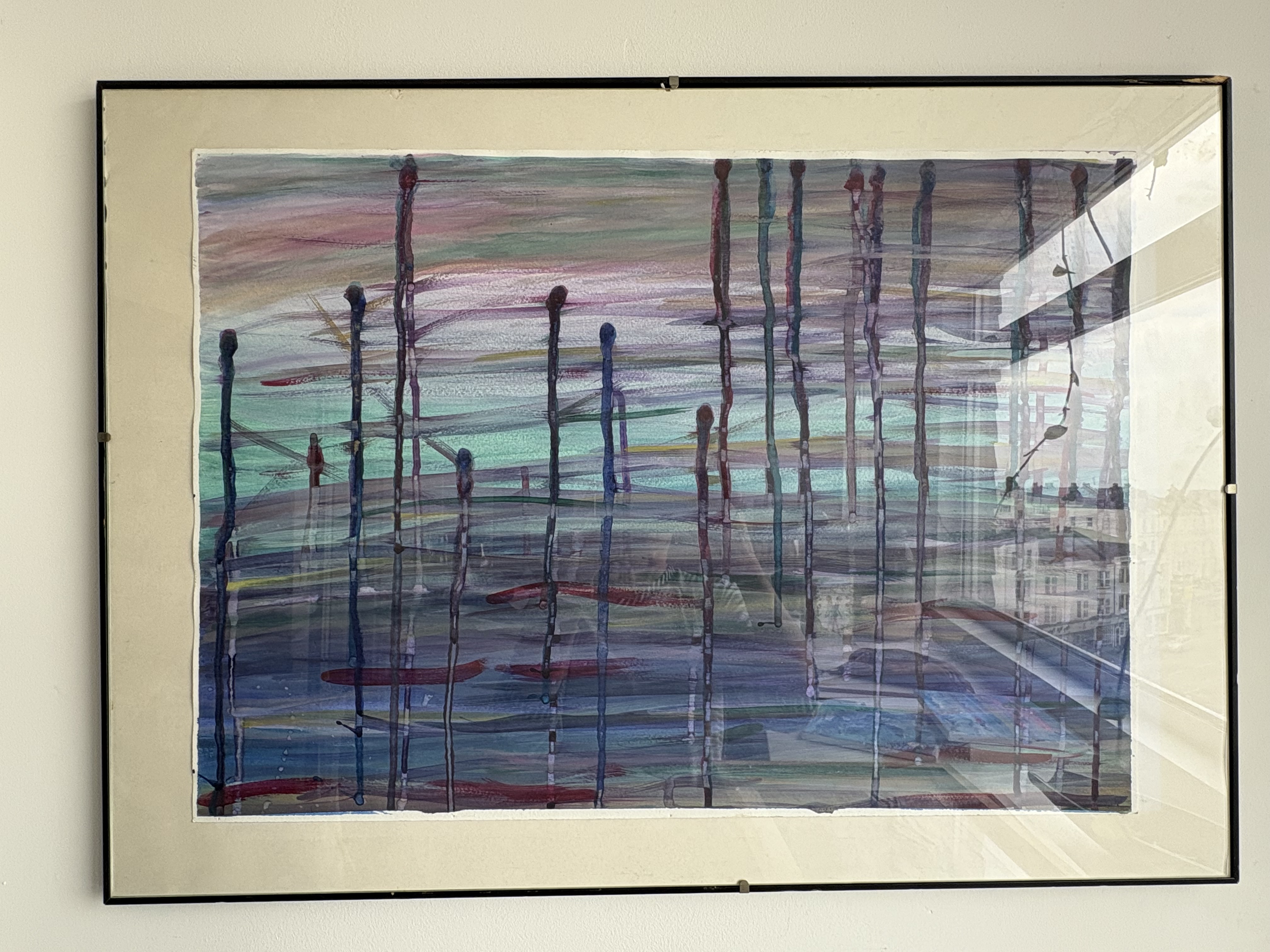 Abstract Watercolor Painting