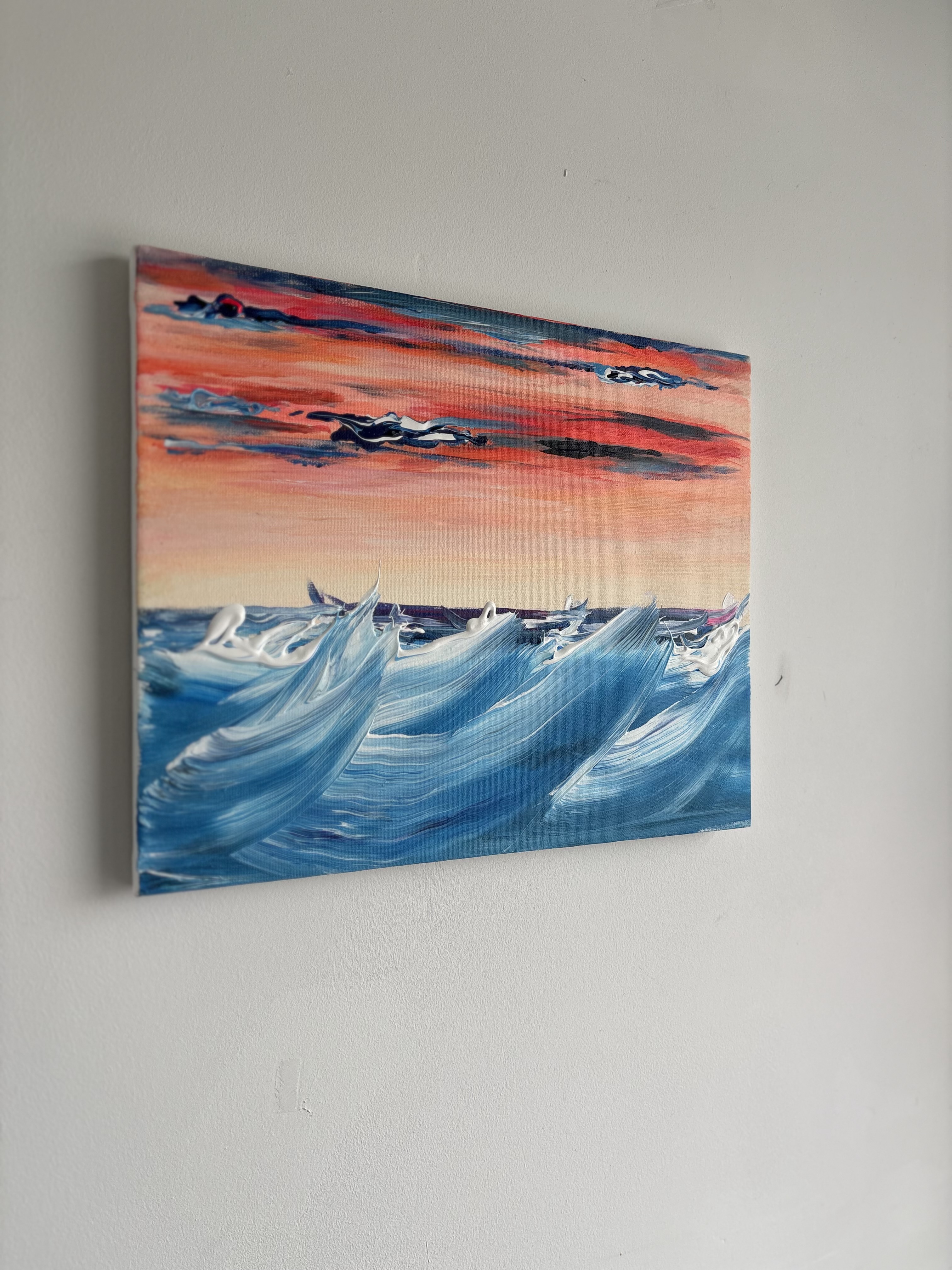 Original Ocean Sunset Painting