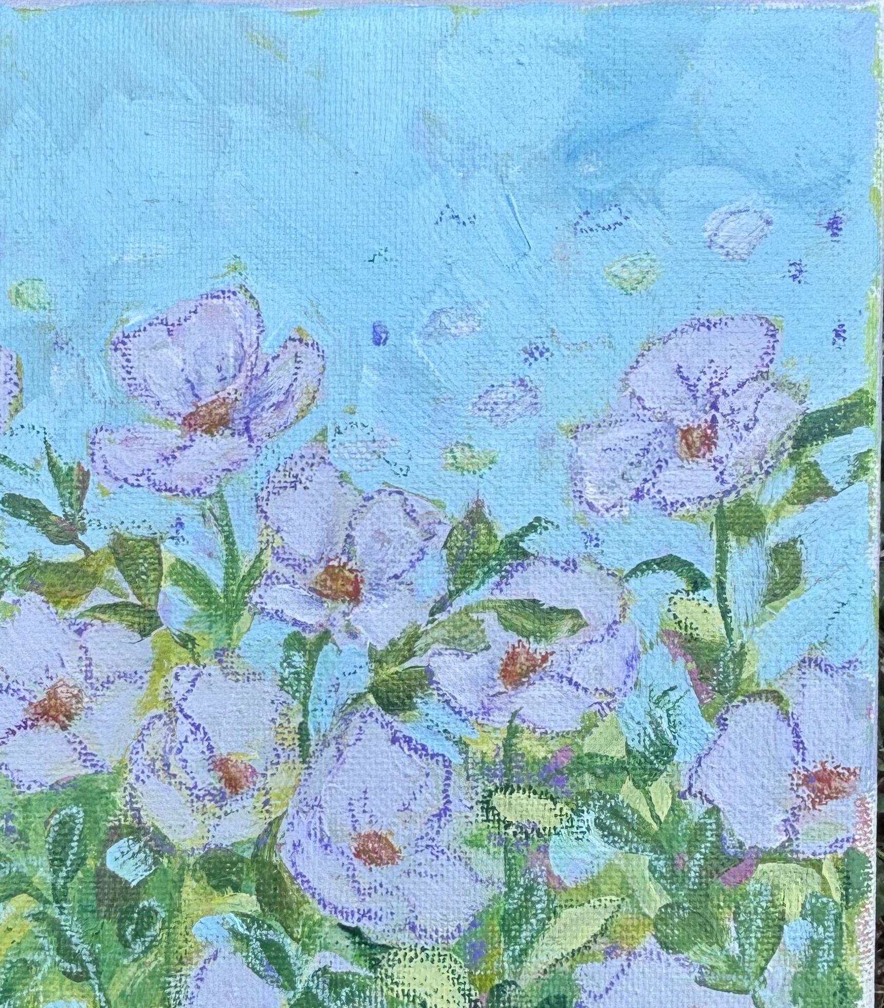 Light Purple Flower Meadow
