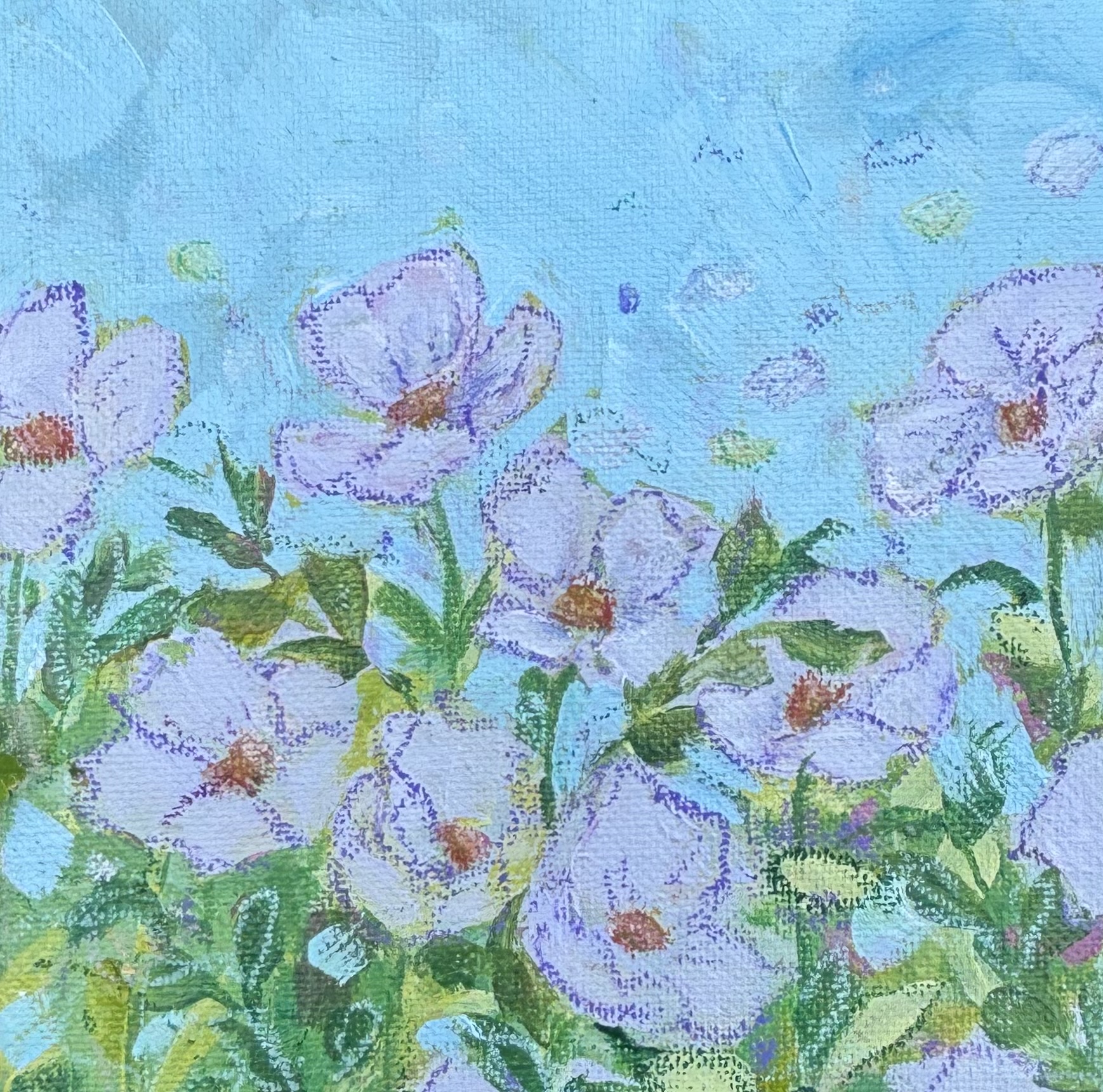 Light Purple Flower Meadow