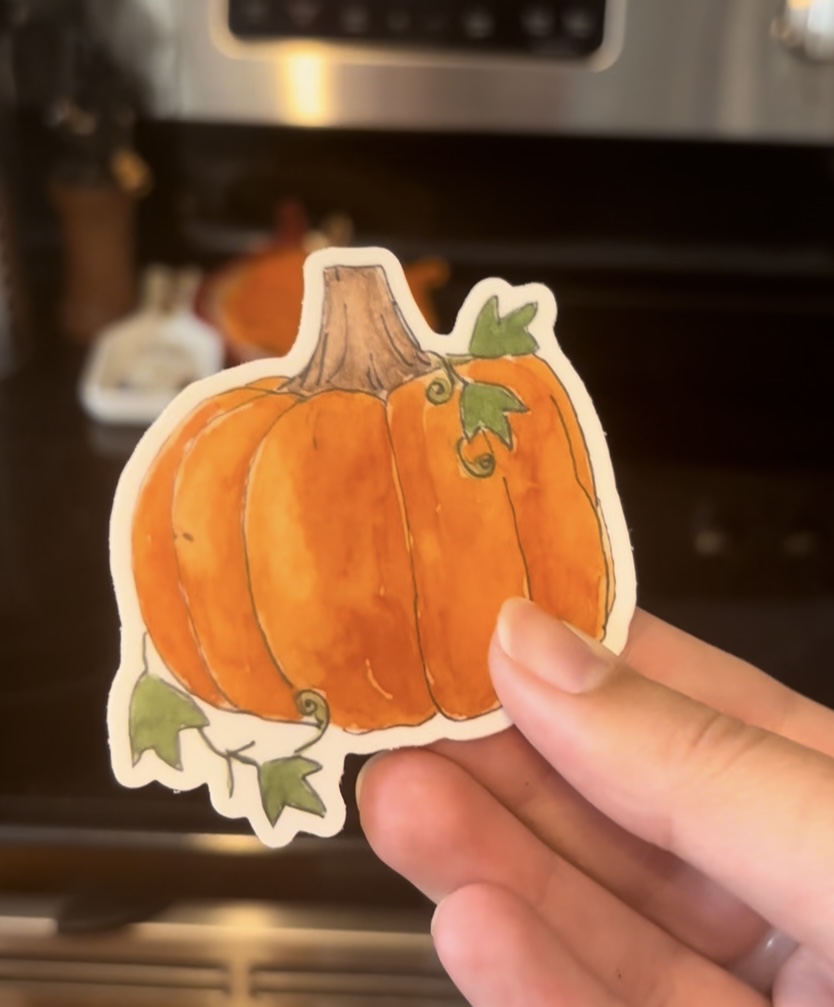 Pumpkin Sticker