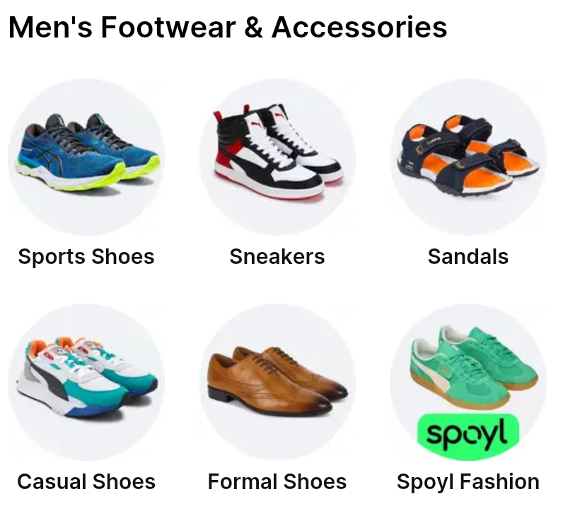 Men's Footwear & Accessories