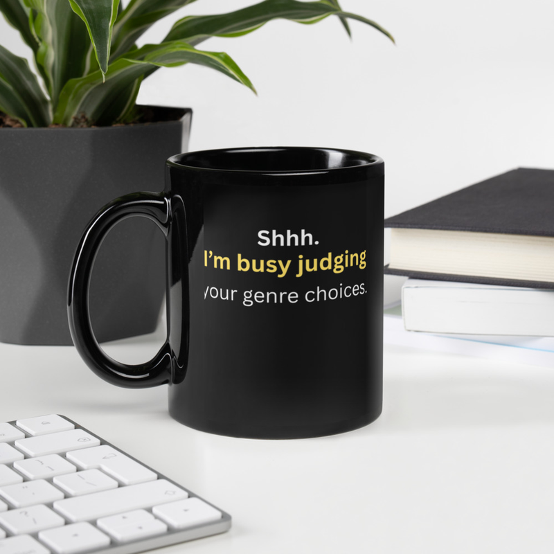 Funny Black Mug – Genre Choices Edition