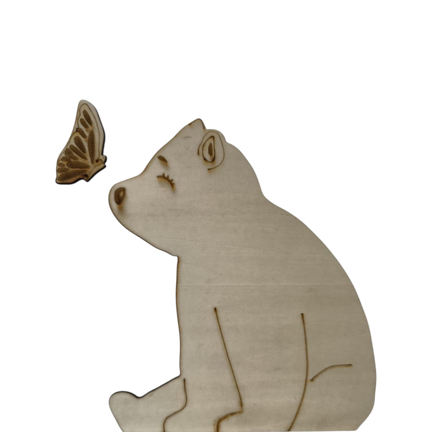 Zidna aplikacija - Medo i leptir