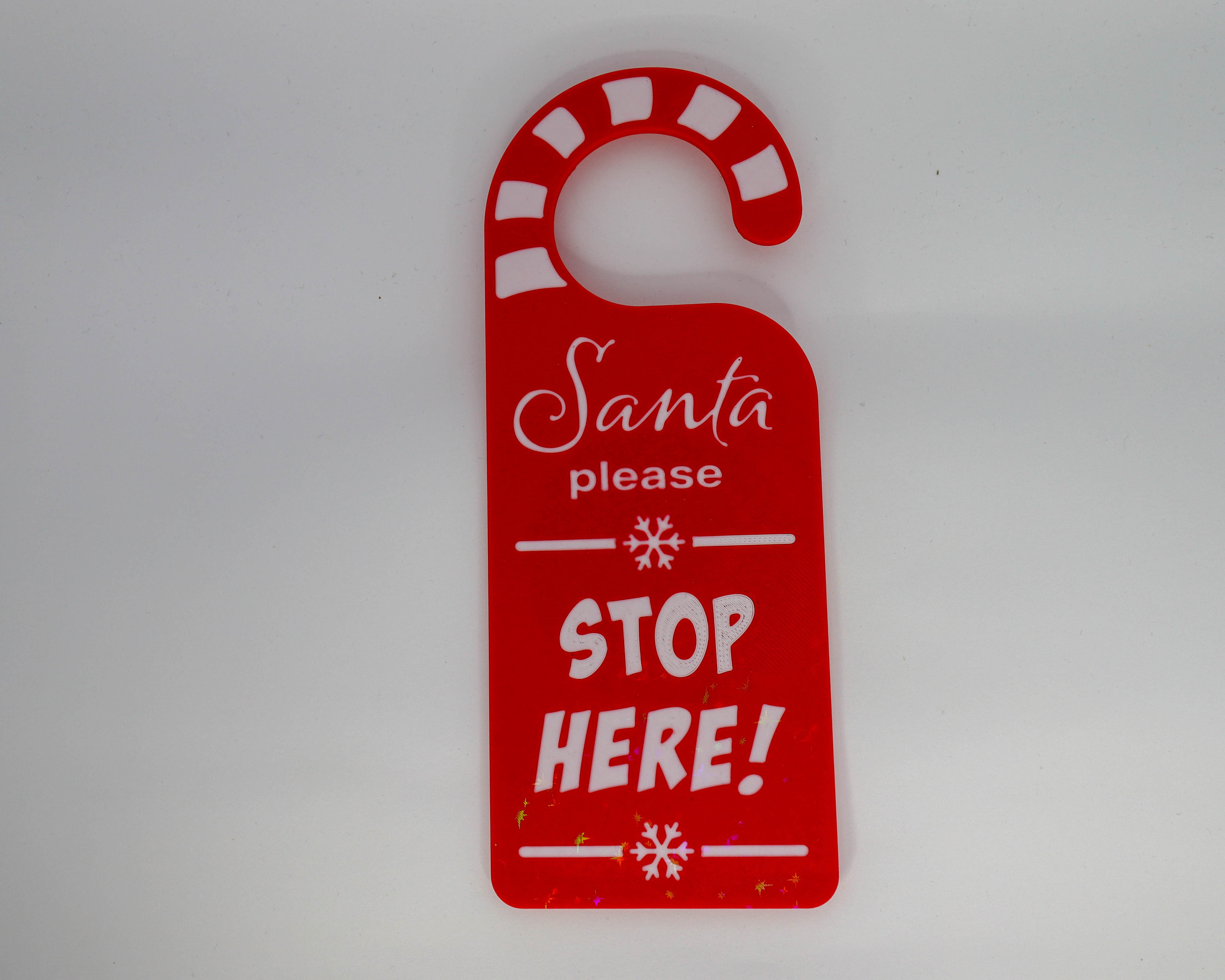 Dekorativna ploča za vrata - Santa