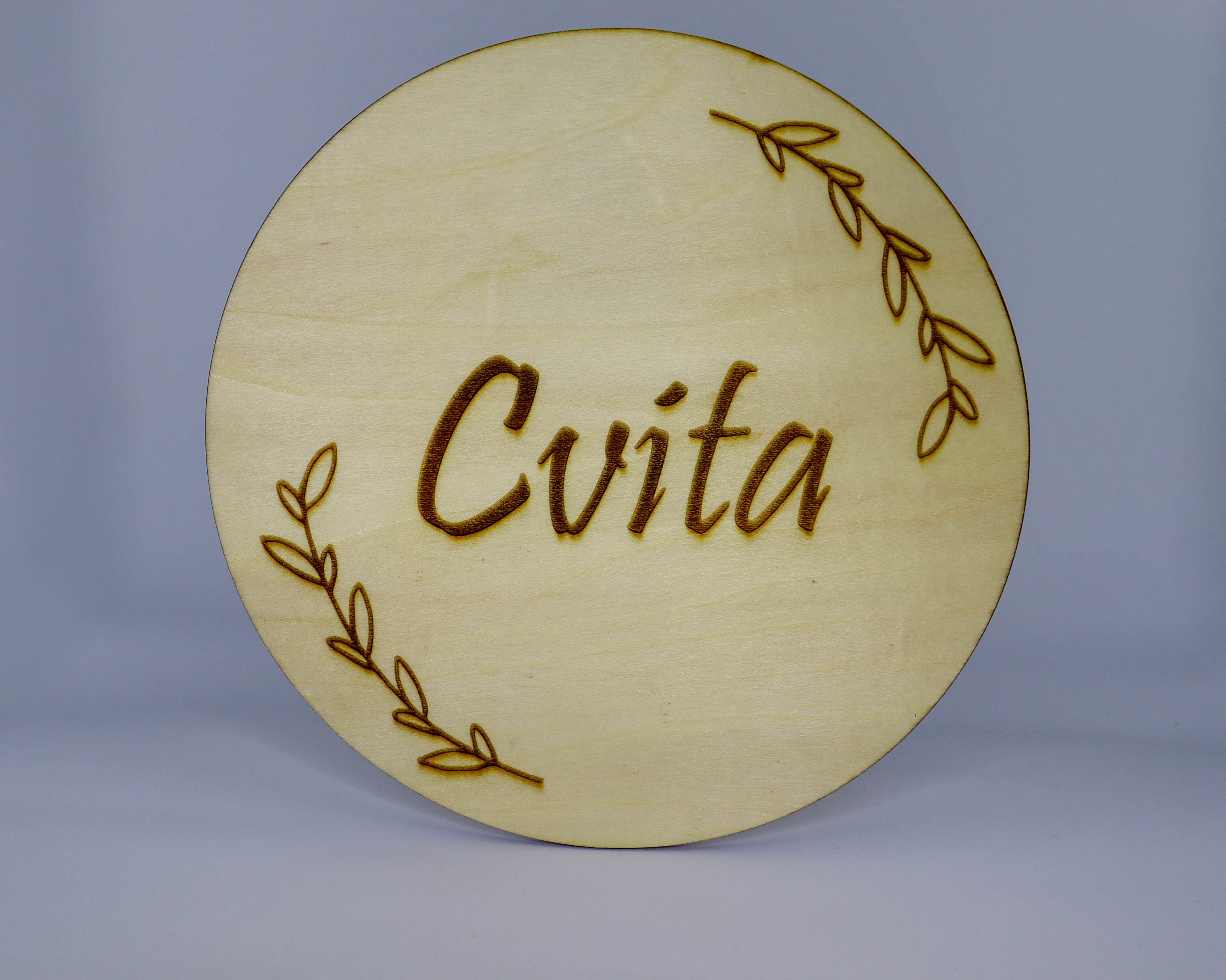 Personalizirani krug s imenom