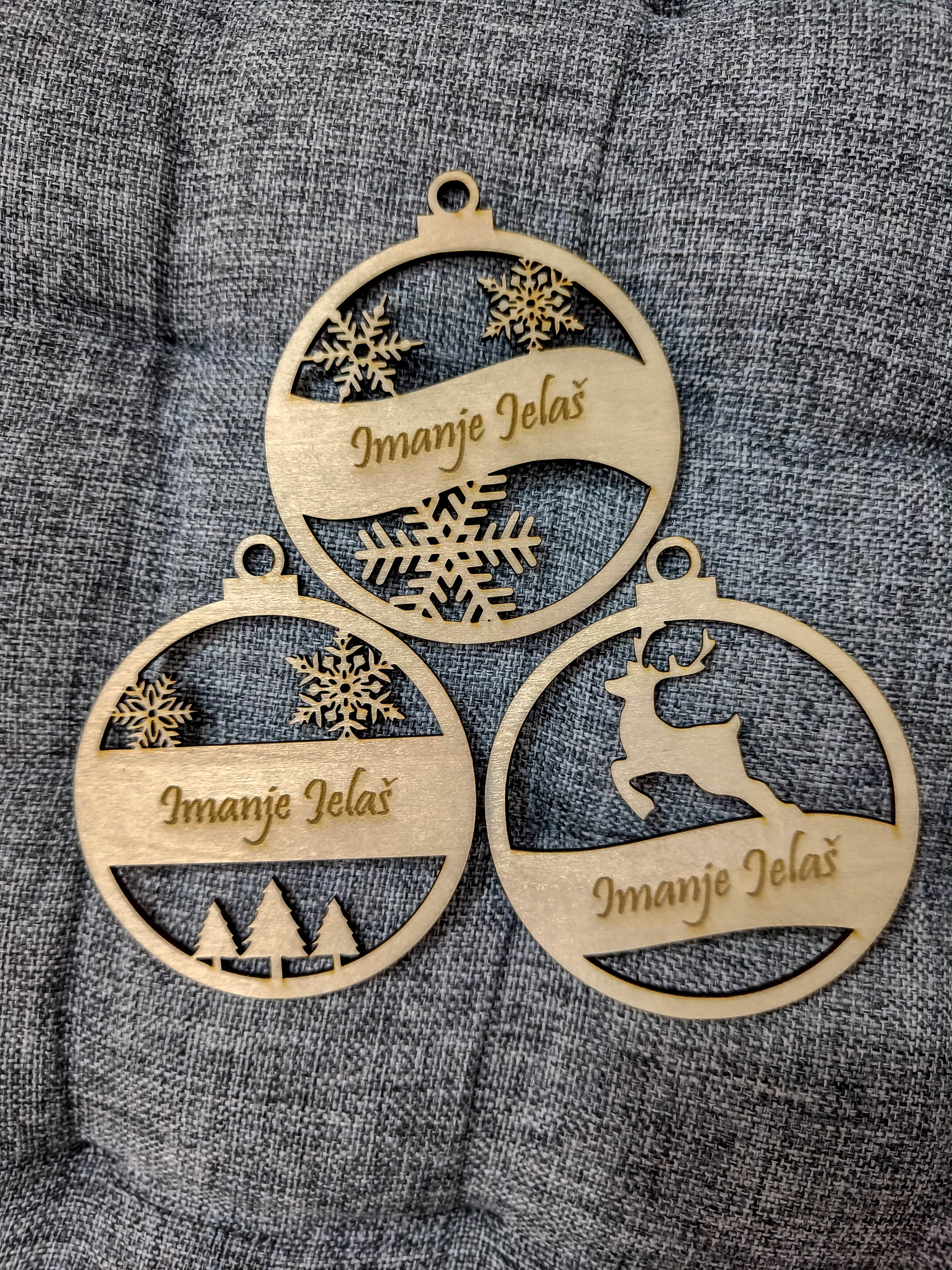 Wooden Christmas Ornaments