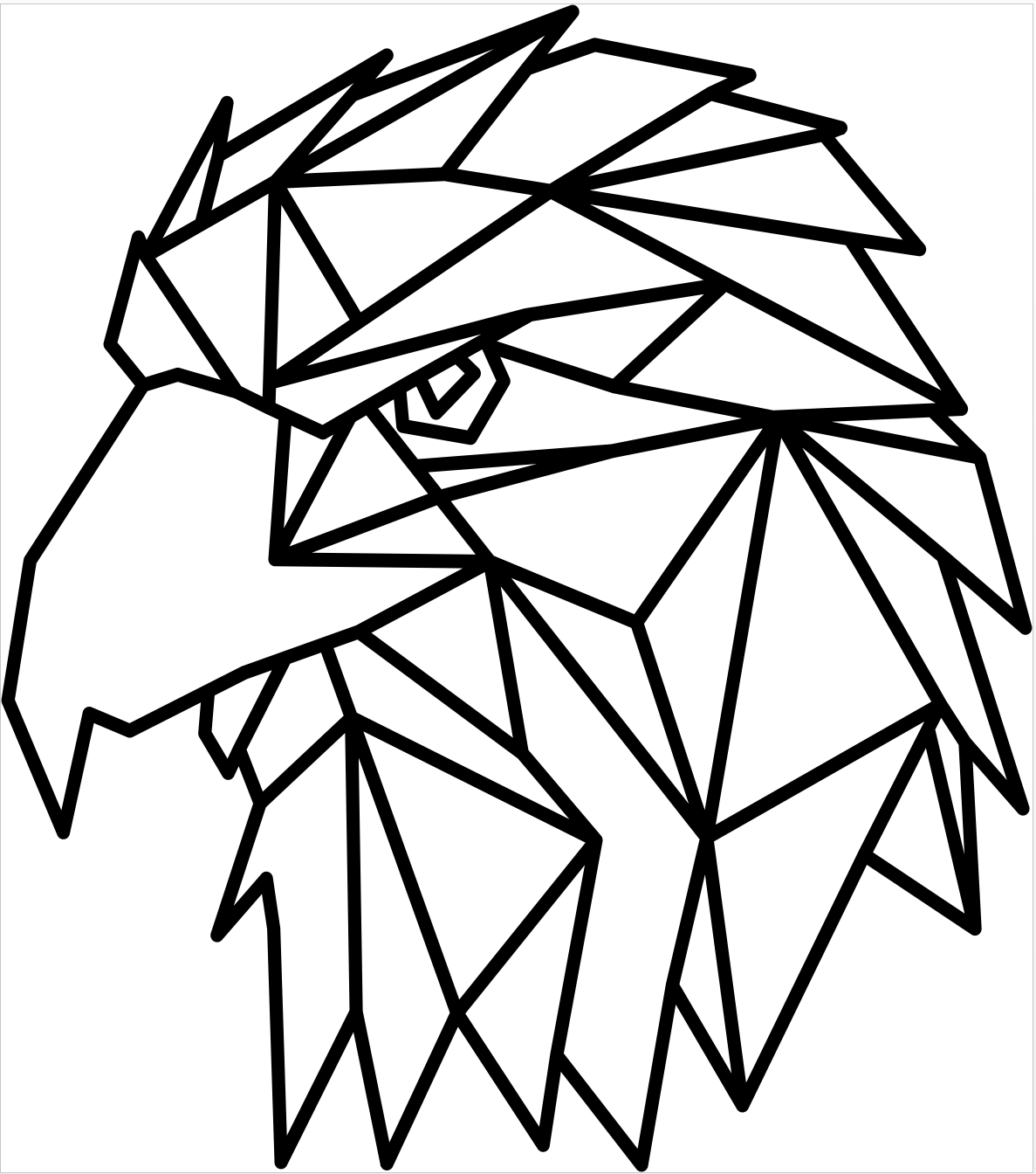 Geometrijski orao (veliki)