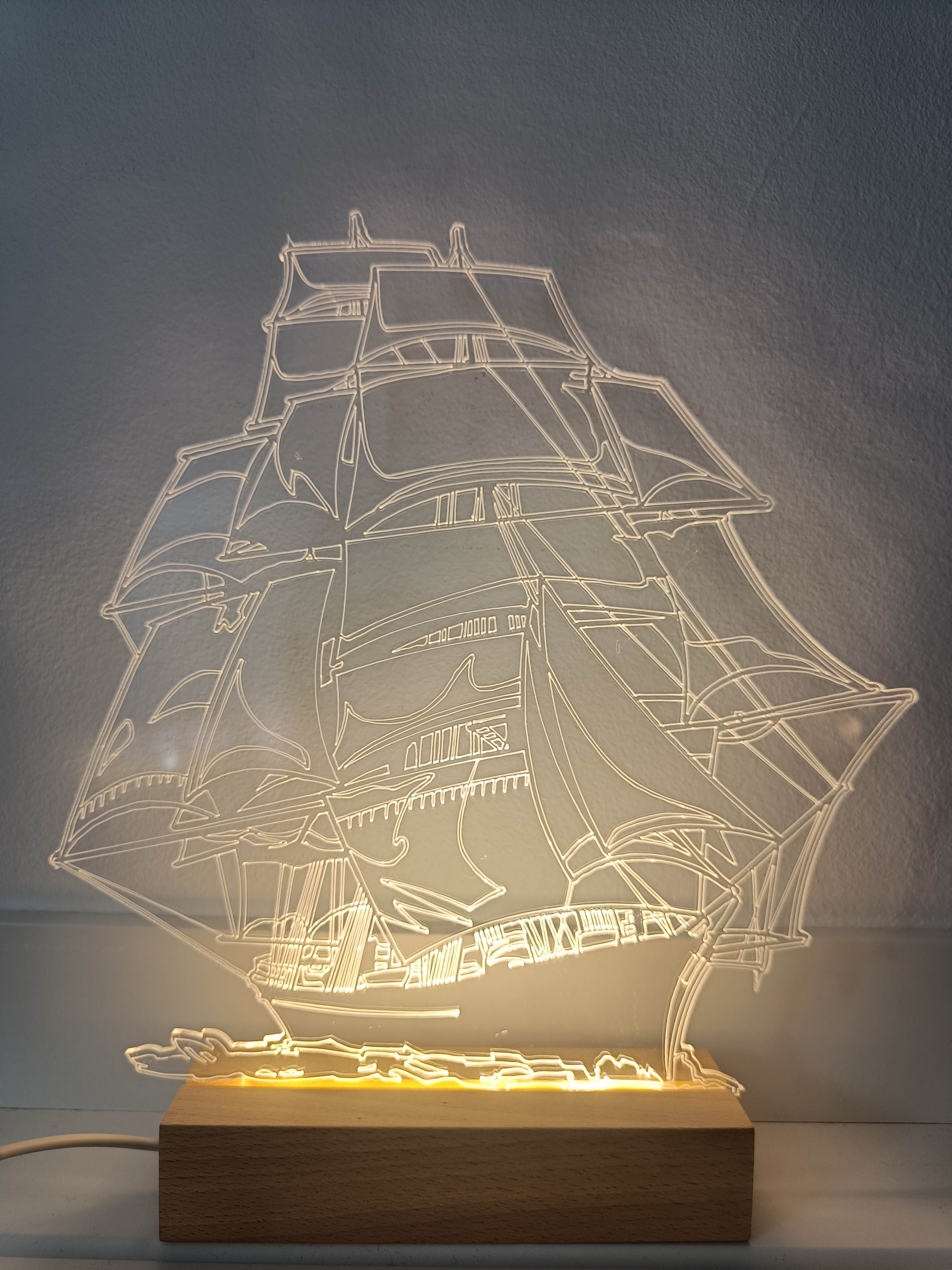 Jedriličarska LED lampa