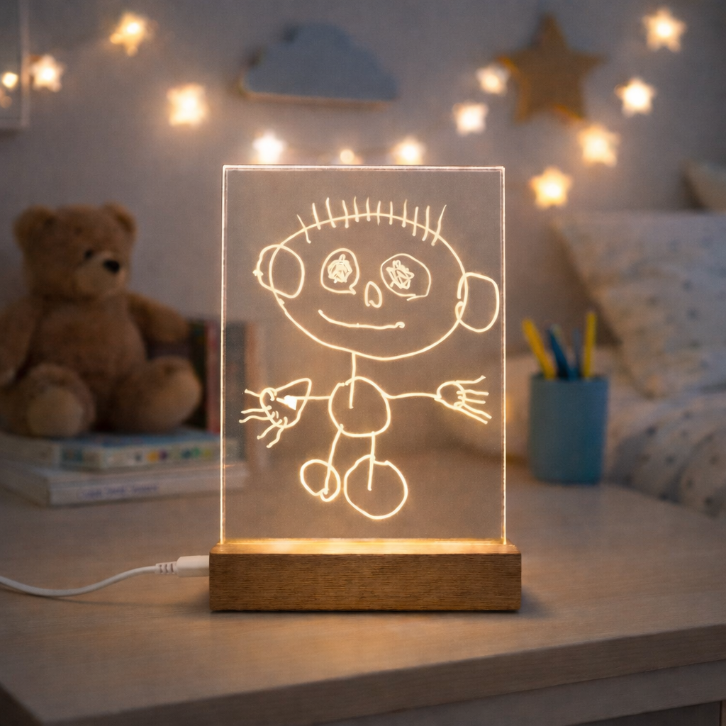 Akrilna lampa s vašim crtežom