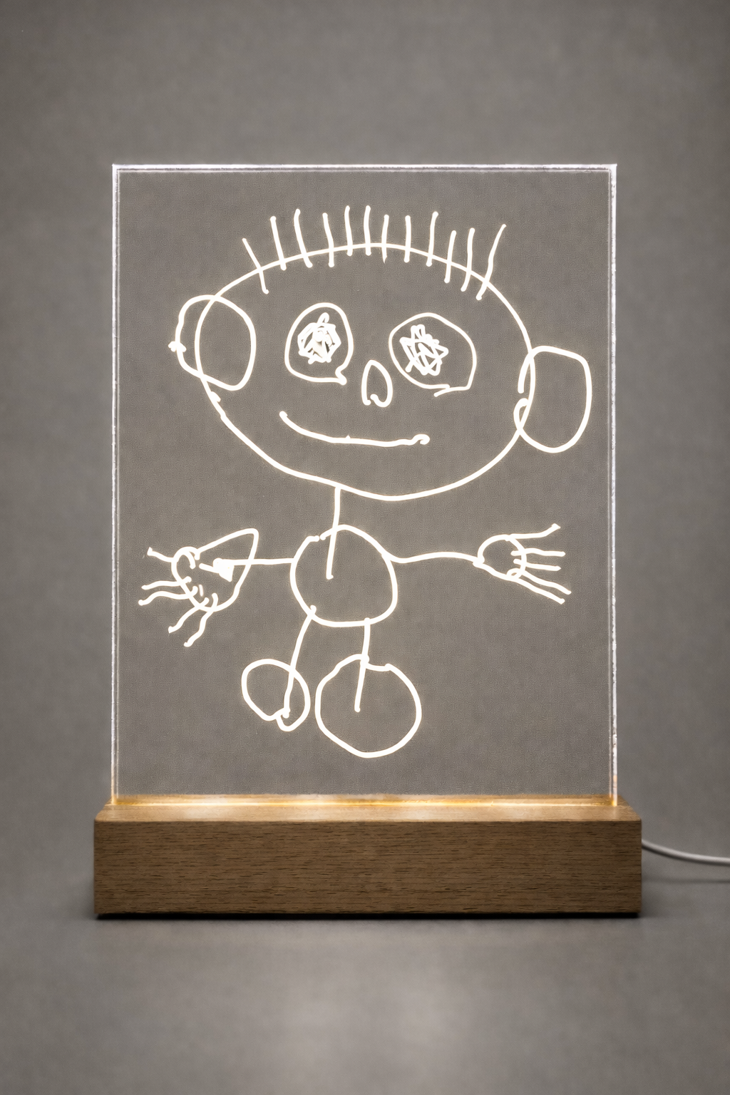 Akrilna lampa s vašim crtežom