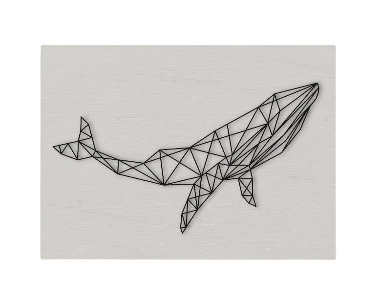 Geometrijski kit s pozadinom (veliki)