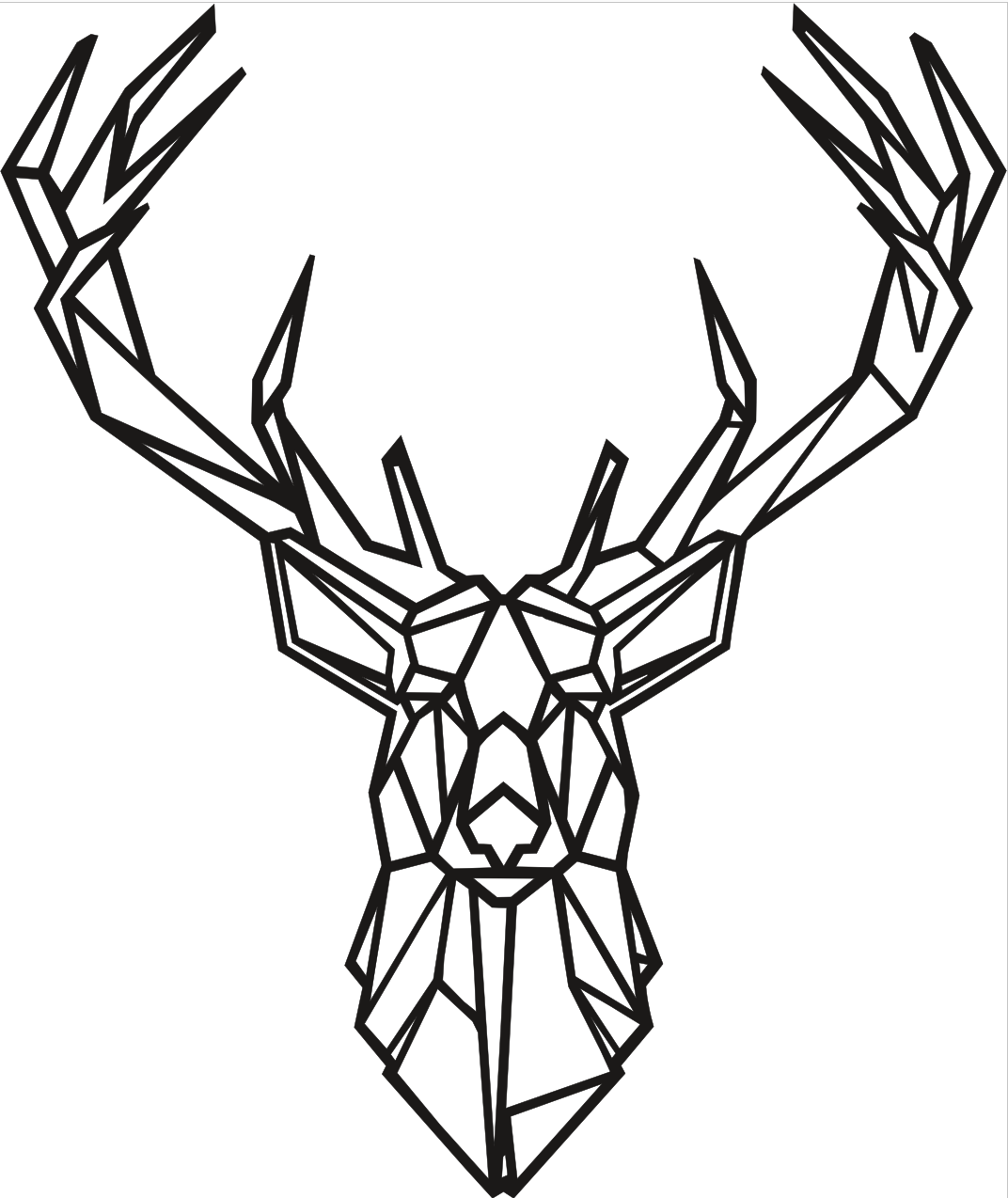 Geometrijski jelen (veliki)