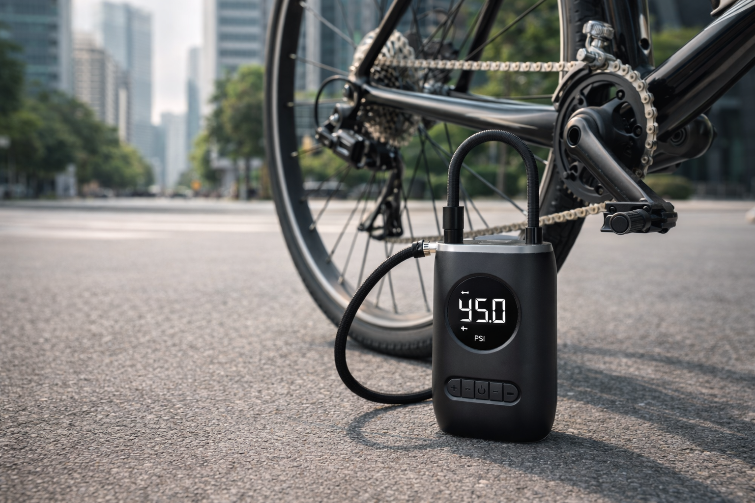 منفاخ إطارات رقمي محمول – ضاغط هواء ذكي (150 PSI)   دينار عراقي ۱٧,۰۰۰