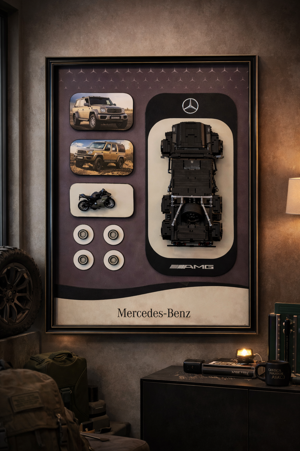 إطار عرض ثلاثي الأبعاد لمرسيدس-بنز LEGO® G-Class 6×6 – إصدار G-Wagon   ۲٢٩,۰۰۰ دينار عراقي