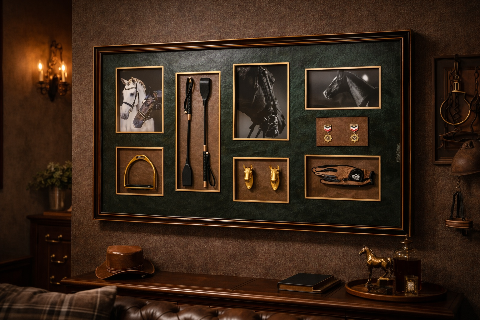 Equestrian Heritage Horses Display Frame Collection 