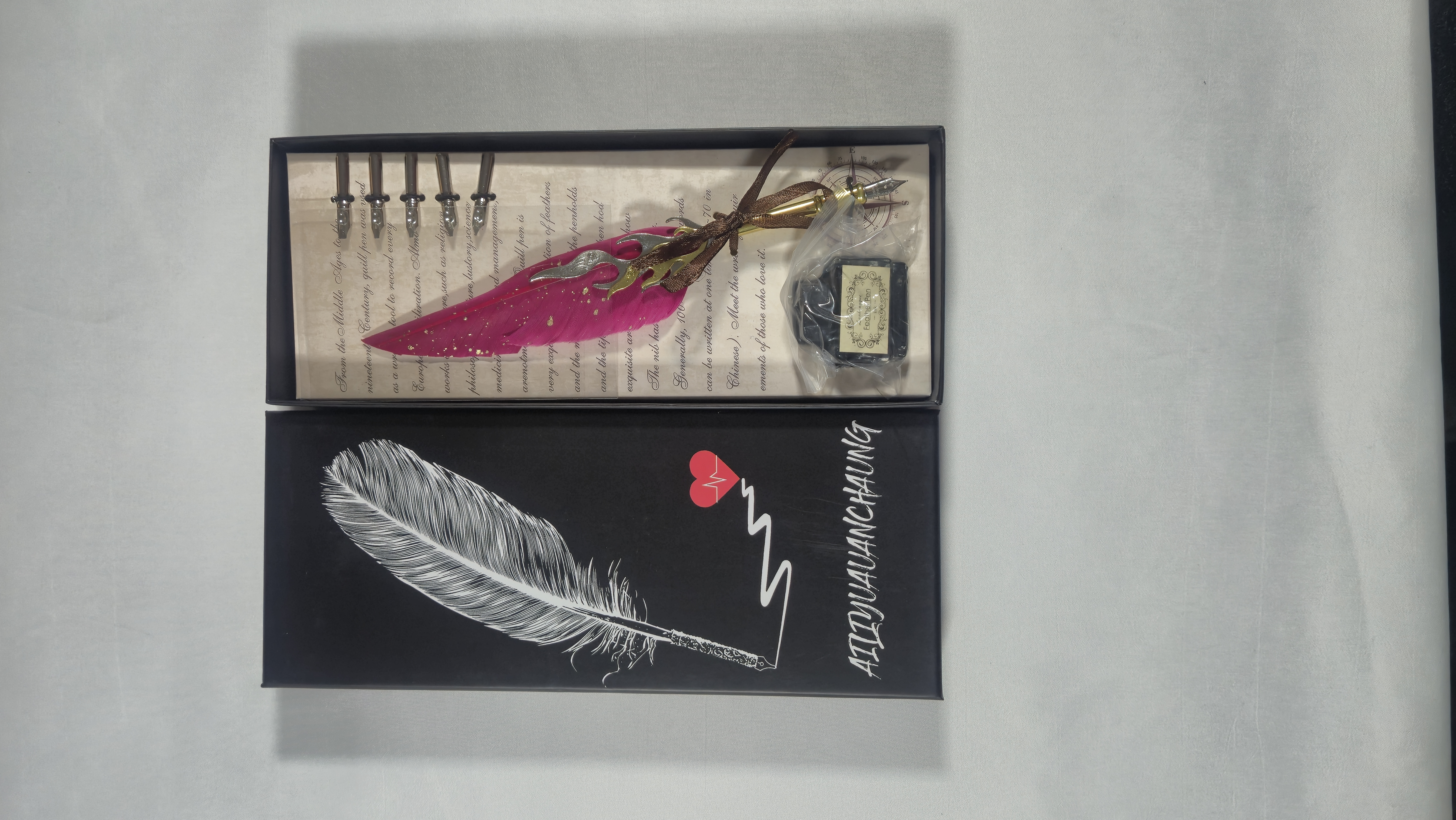 Feather Dip Pen Set