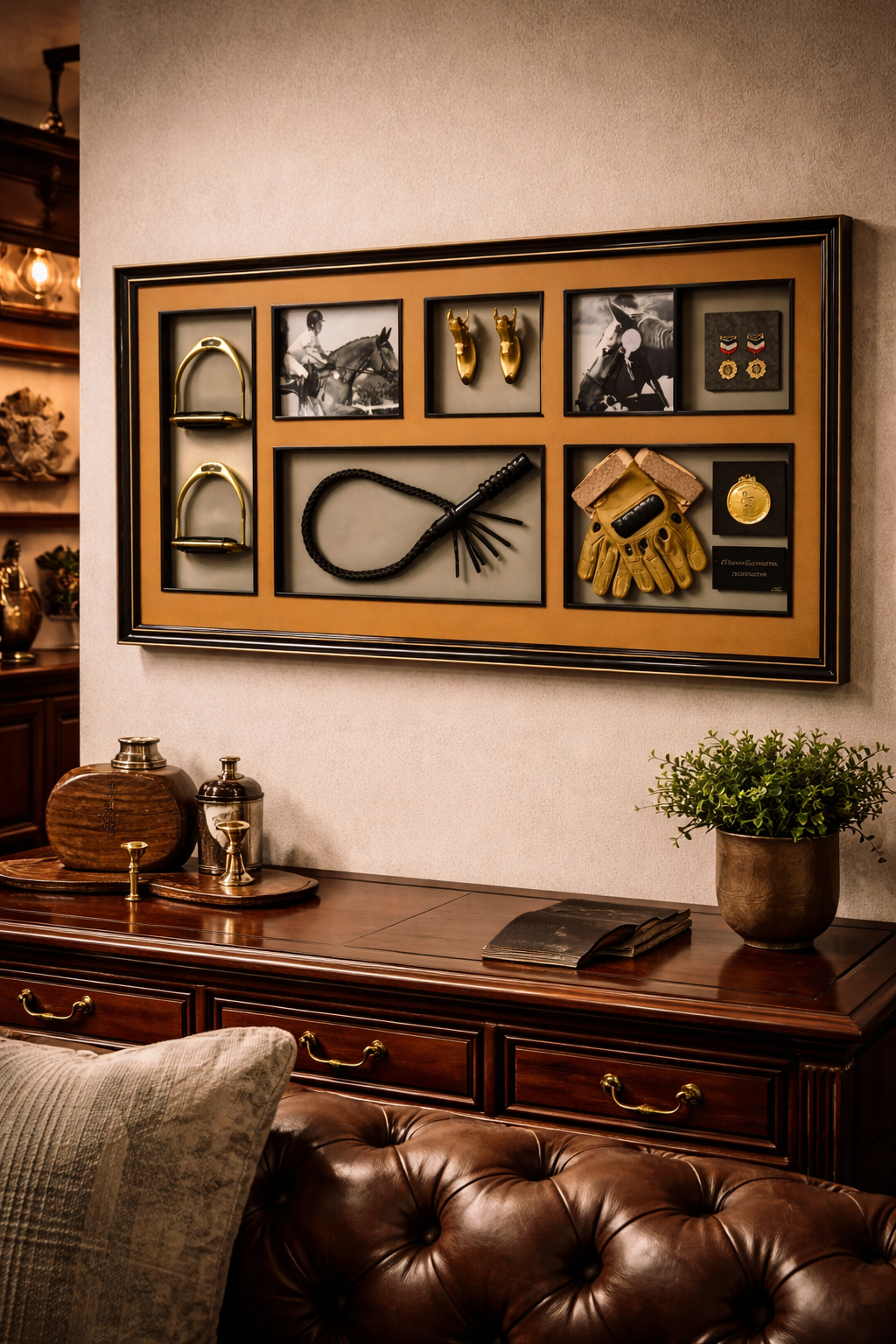 Equestrian Heritage Horses Display Frame Collection 