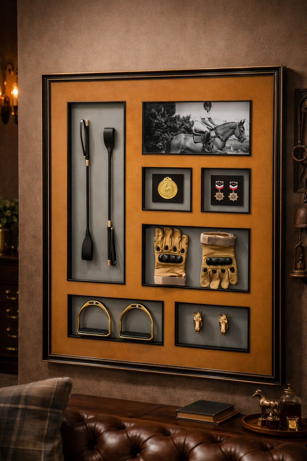 Equestrian Heritage Horses Display Frame Collection 