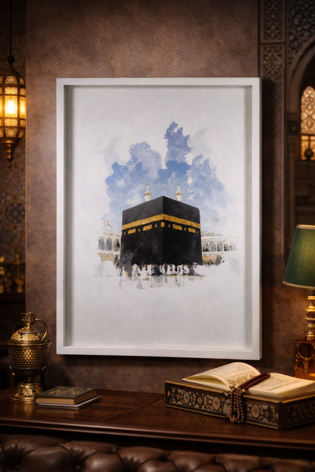 لوحة جدارية إسلامية بإطار أنيق   ۱٥,۰۰۰ دينار عراقي