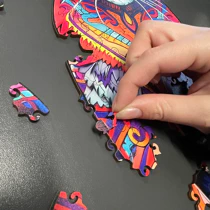 Medinė dėlionė"Katinas"