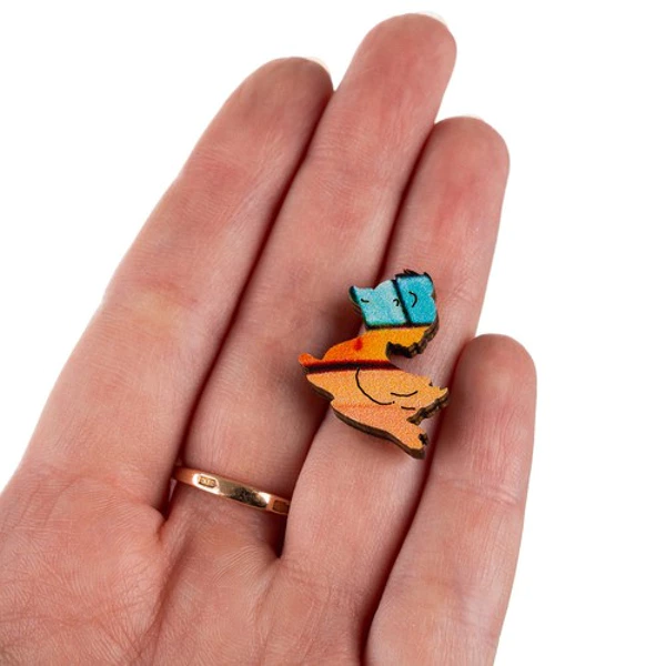 Medinė dėlionė"Katinas"