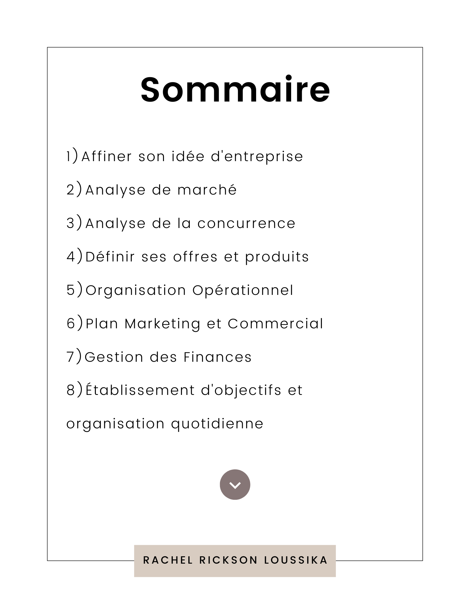 Le Business Planner by Rachel B