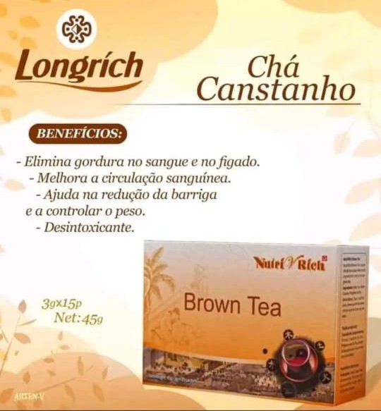 Chá Castanho Longrich