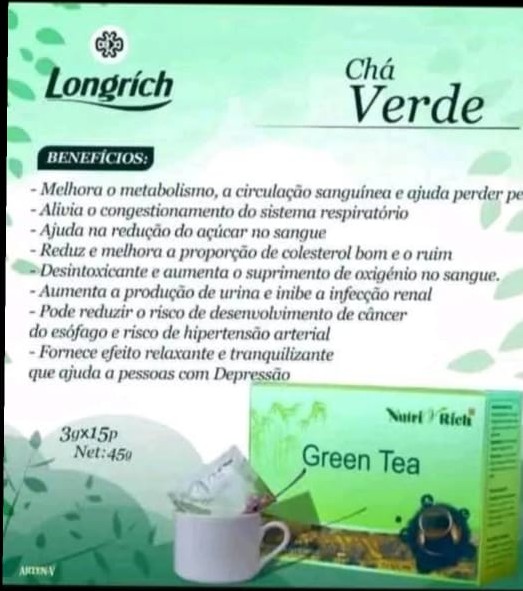 Chá Verde Longrich