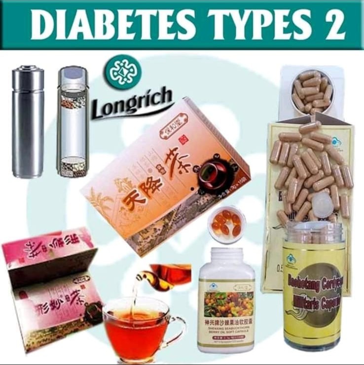Kit de tratamento para diabetes tipo 2 Longrich