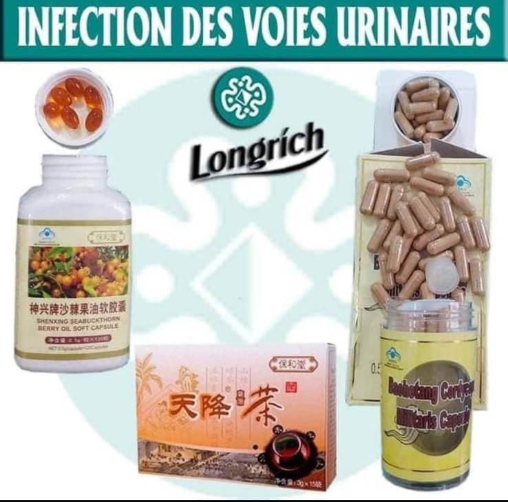 Produtos Longrich para infecção urinária