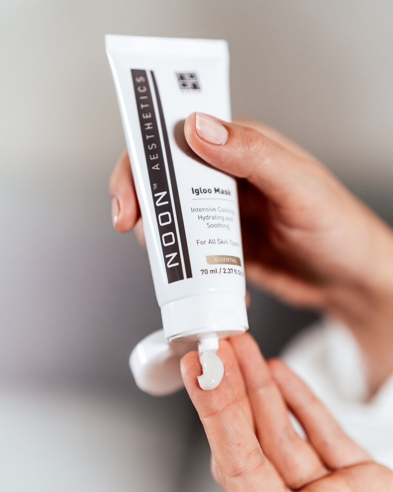 NOON Igloo Mask vėsinanti ir raminanti veido kaukė, 70 ml