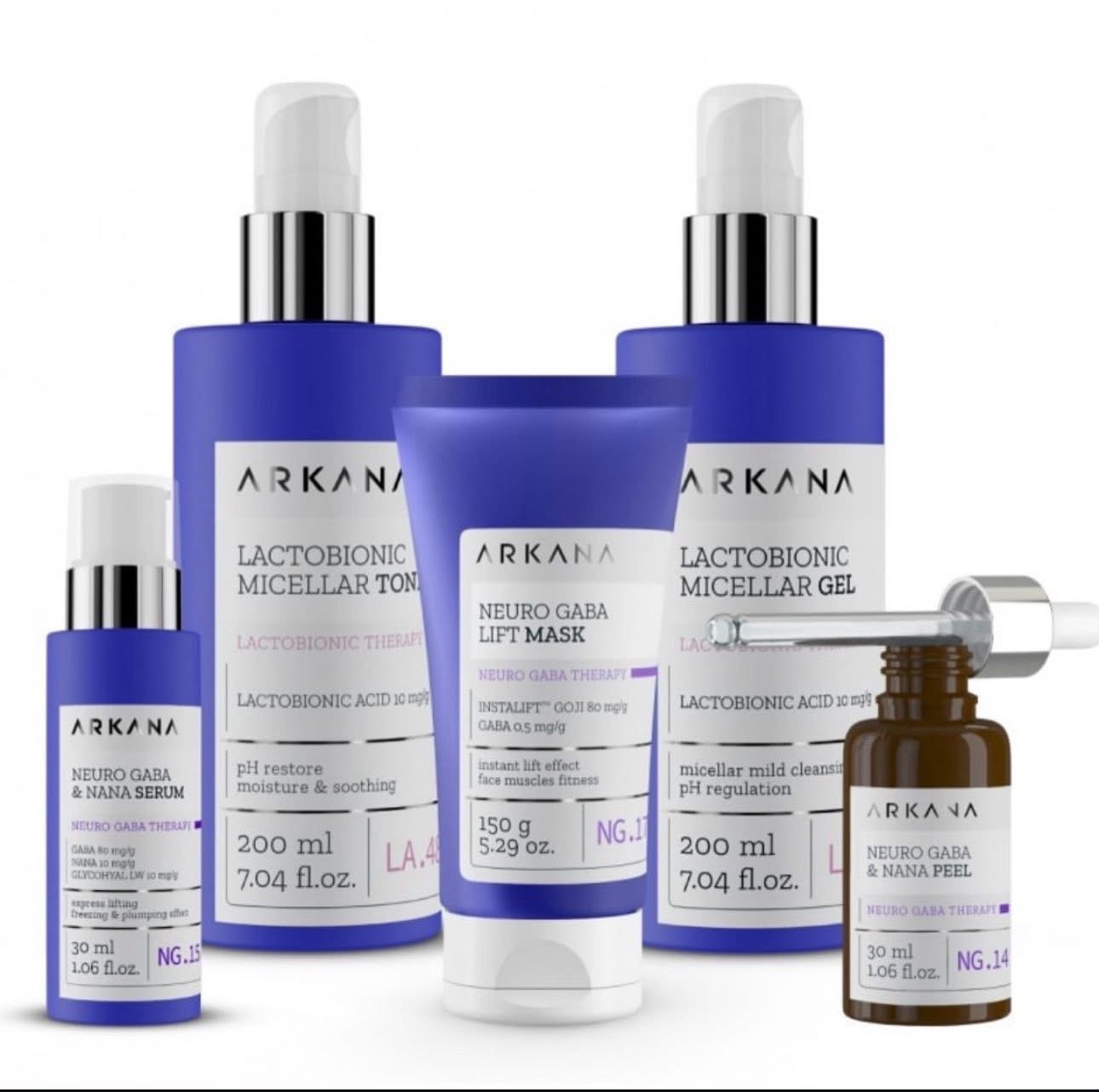 Arkana Neuro Gaba & Nana Lift Therapy (odos stangrinimui)