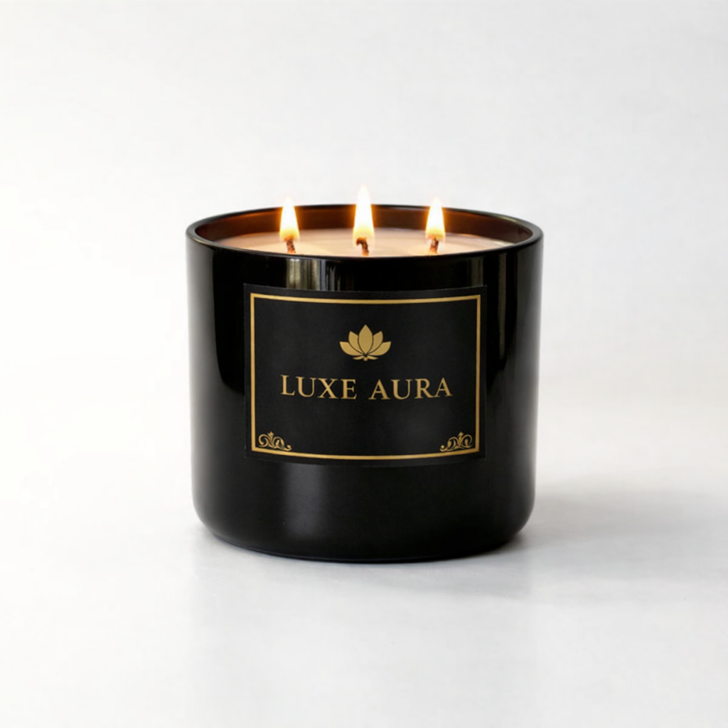Black Matt Jar Candle 