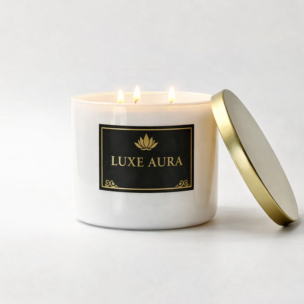 White MarrJar Candle